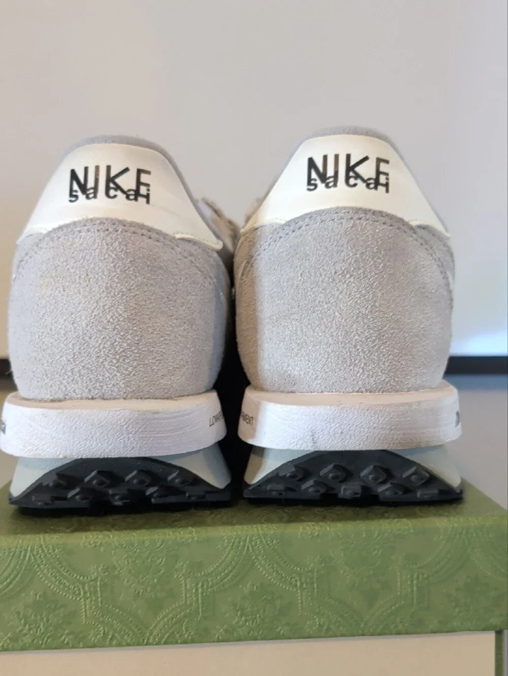 Nike Light Grey and White Men’s Running Sneakers